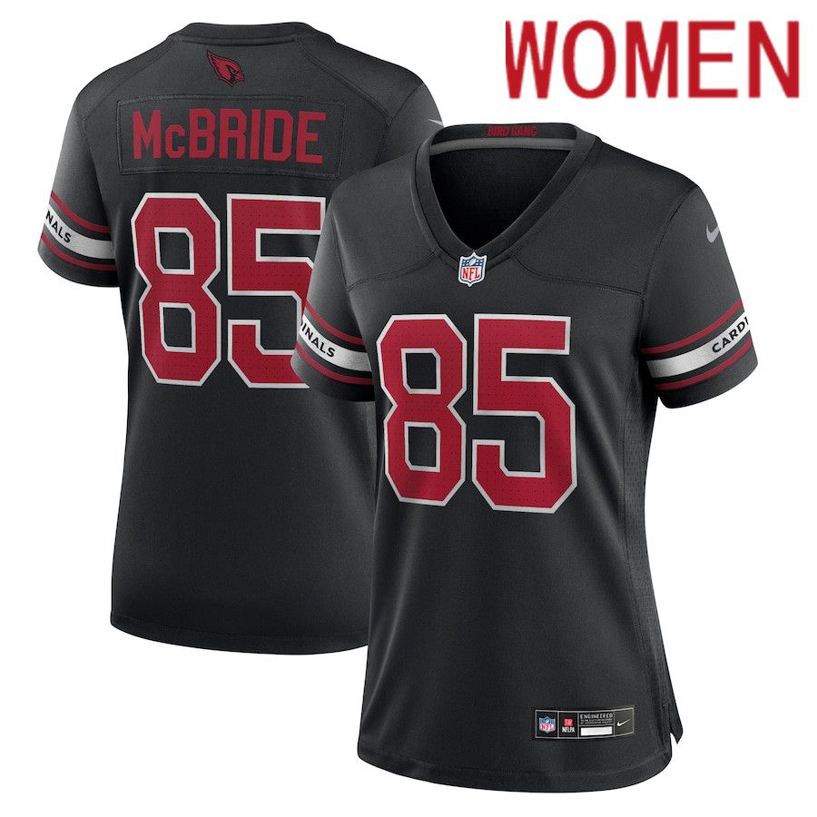 Women Arizona Cardinals #85 Trey McBride Nike Black Alternate Game NFL Jersey